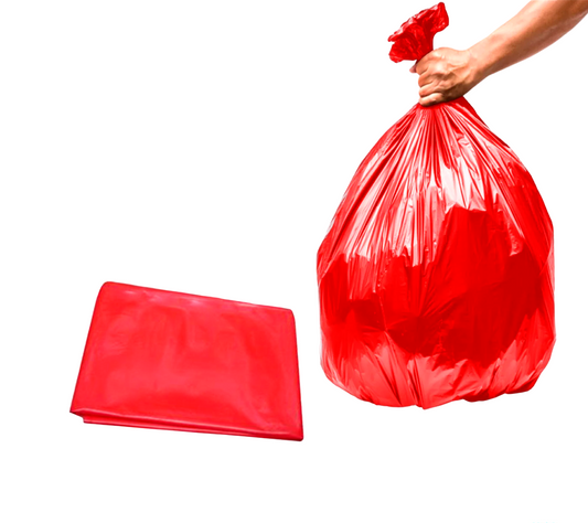 BOLSA DE PLASTICO ROJAS