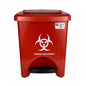 PAPELERA ROJA DE PEDAL 22LT