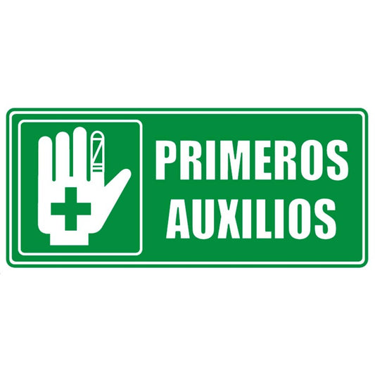 SEÑALIZACIÓN PRIMEROS AUXILIOS 15X30