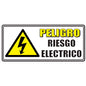 SEÑALIZACIÓN PELIGRO RIESGO ELECTRICO 15x30